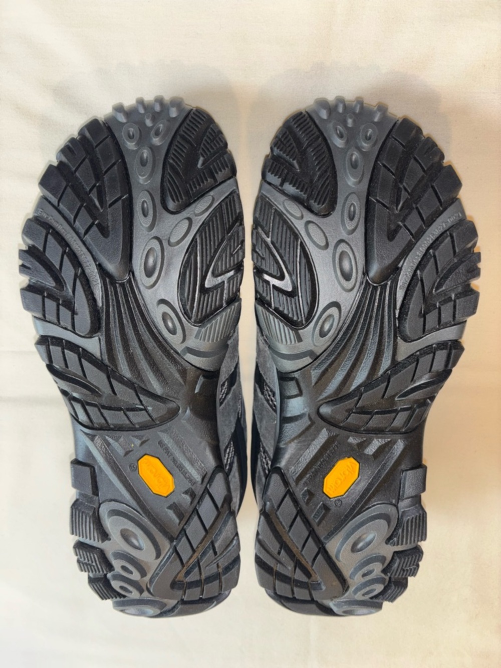 Merrell Moab 2 Waterproof Hiking Shoes Men’s 11.5 Wide Granite Gray Vibram 542 - Picture 4 of 9